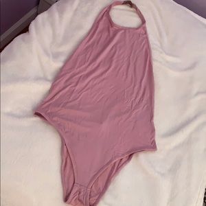 Tobi // Backless Halter Bodysuit